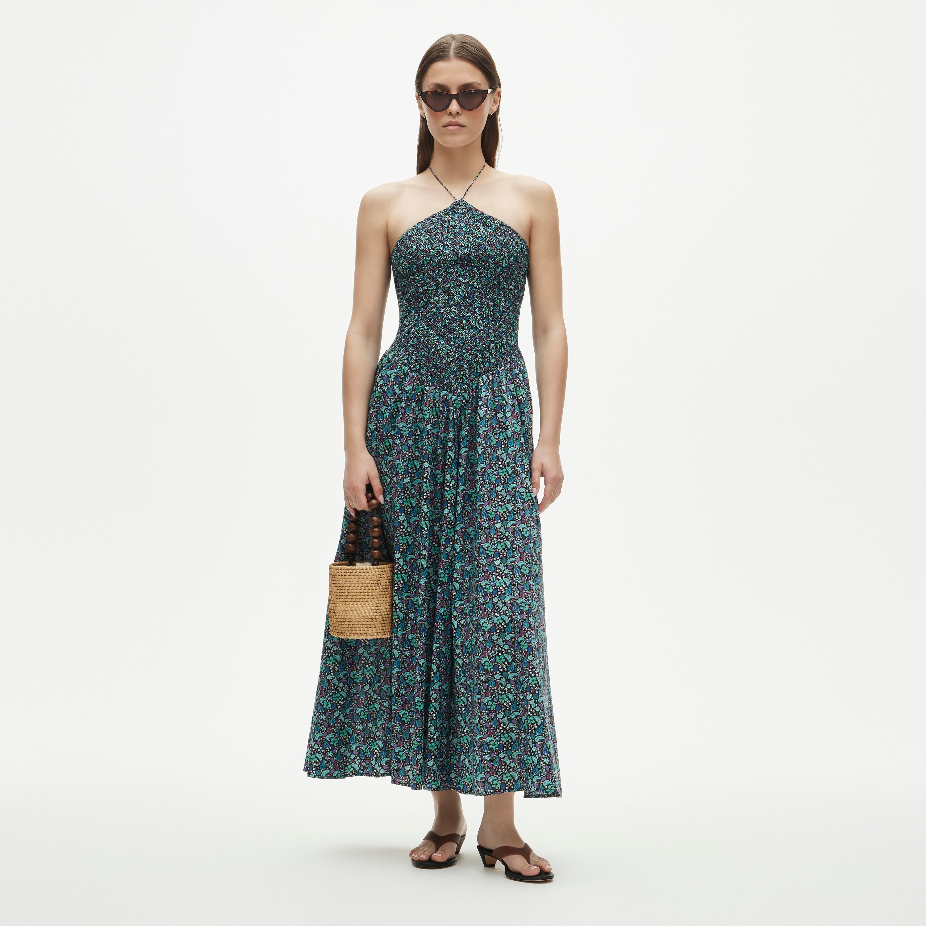 Smocked Halter Dress in Liberty&reg; Fabric