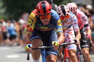 Mads Pedersen (Lidl-Trek) did a lot of work to enable his teammate Giulio Ciccone win the KOM jersey