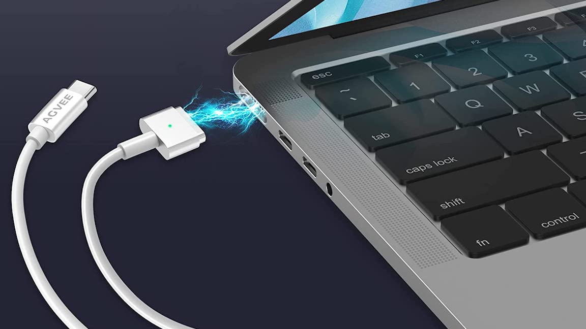 AGVEE USB-C to MagSafe 2 (T-Tip) Charging Cable