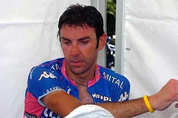 Eddy Mazzoleni (Lampre-Caffitta) put in a huge effort today to finish third