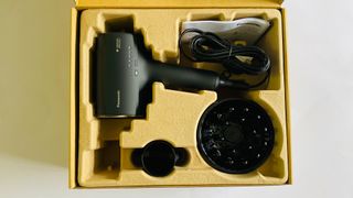 Panasonic Nanoe Moisture+ and Mineral hair dryer and attachments in their box