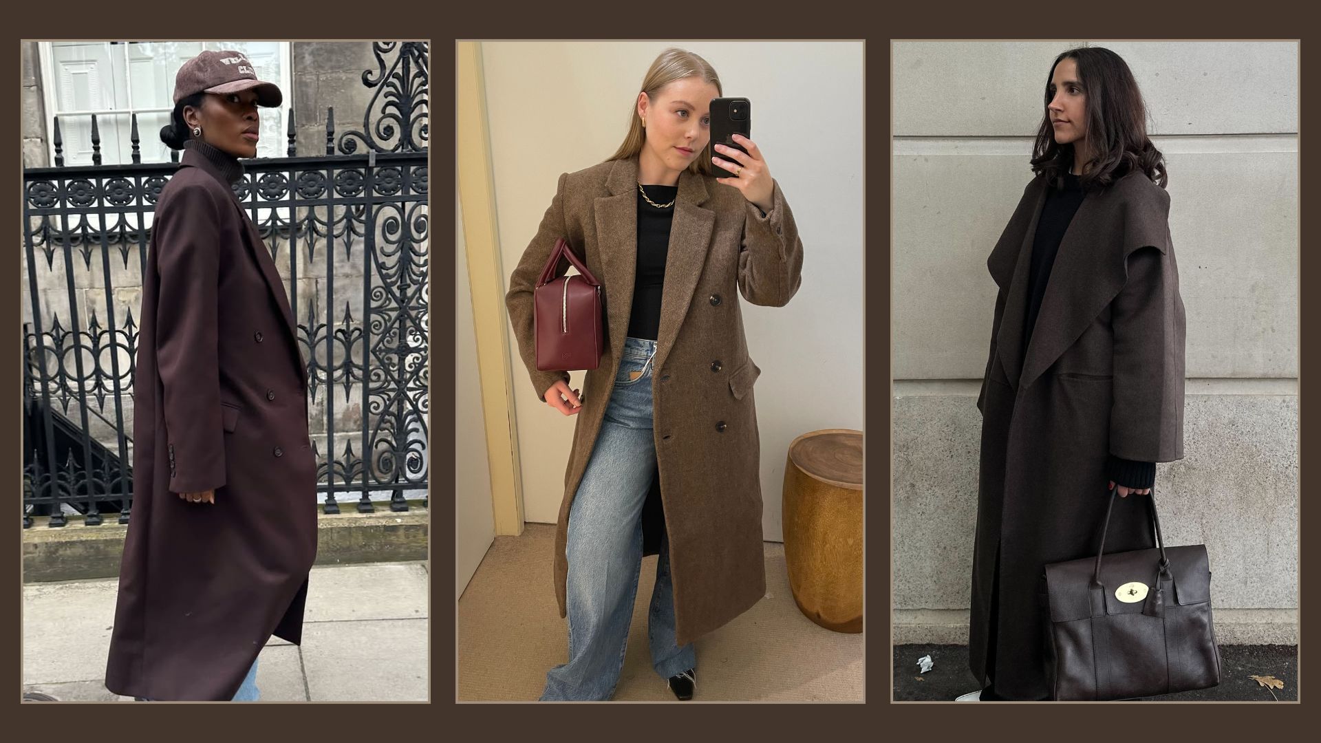 The Greatest Brown Coats for Winter 2025 and Past