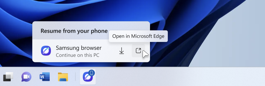 New cross device features