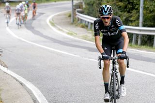 Wout Poels (Team Sky) in action during the 2015 Milan - Turin