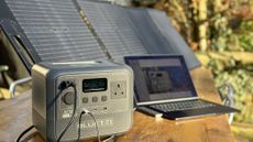 Bluetti AC50B with solar panel