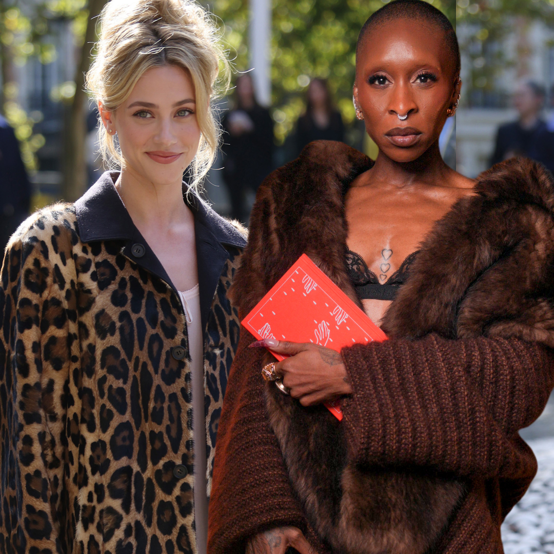 collage of the best celebrity looks at Paris Fashion Week Spring/Summer 2027