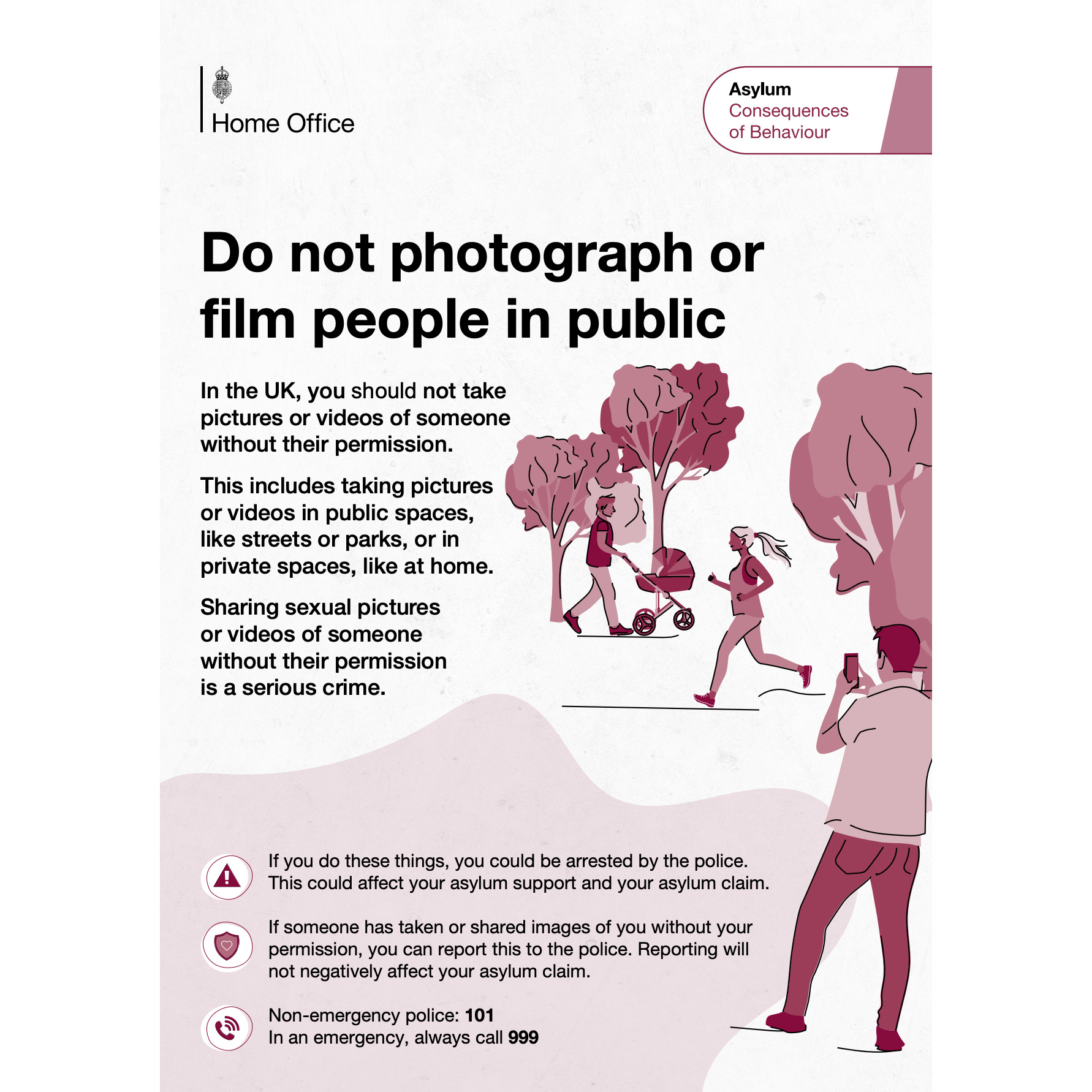 Pamphlet released by Home Office