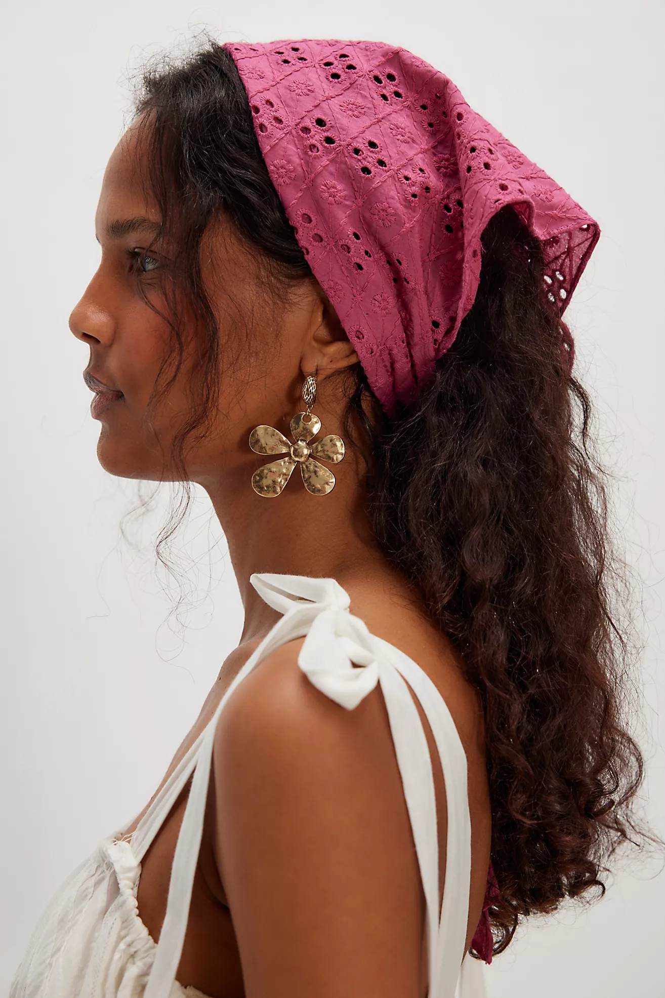 Claro Eyelet Hair Scarf
