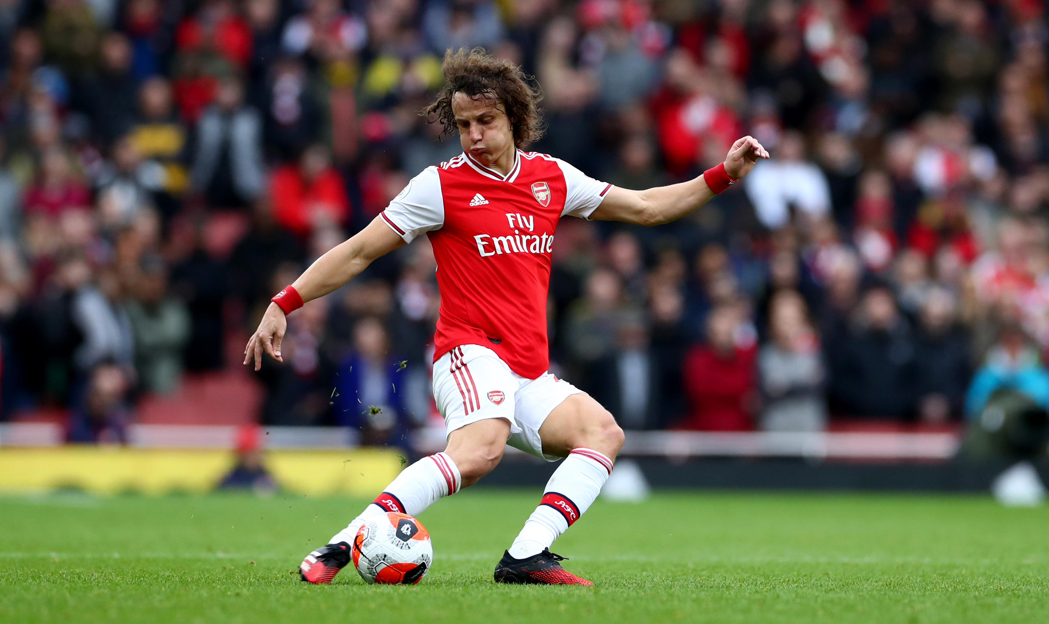 David Luiz (pictured) and Arsenal team-mates Alexandre Lacazette, Nicolas Pepe and Granit Xhaka have been reminded about social distancing by the Premier League club.