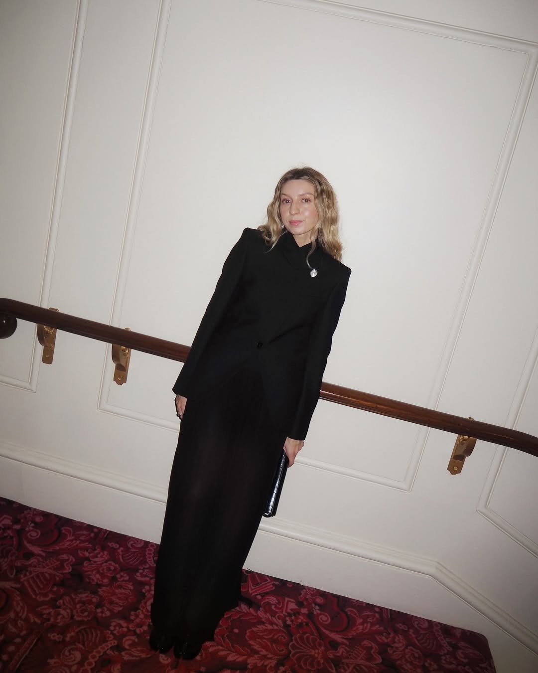 Woman wearing a suit