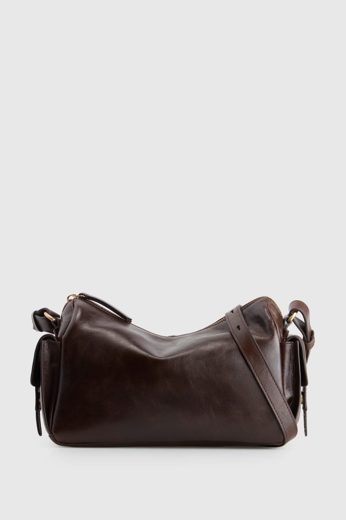 Evity Narda Leather Pocket Crossbody Bag