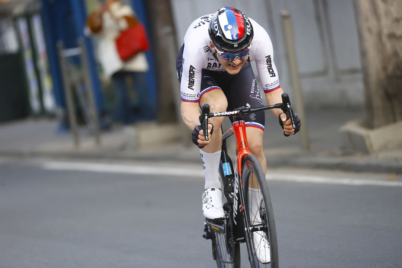 Milano Sanremo 2022 - 113th Edition - Milano - Sanremo 293 km - 19/03/2022 -Matej Mohoric (SLO - Bahrain Victorious) - photo Luca Bettini/BettiniPhoto&Acirc;&copy;2022