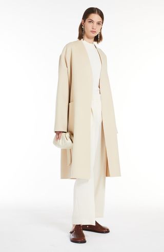 Eris Virgin Wool Wrap Coat