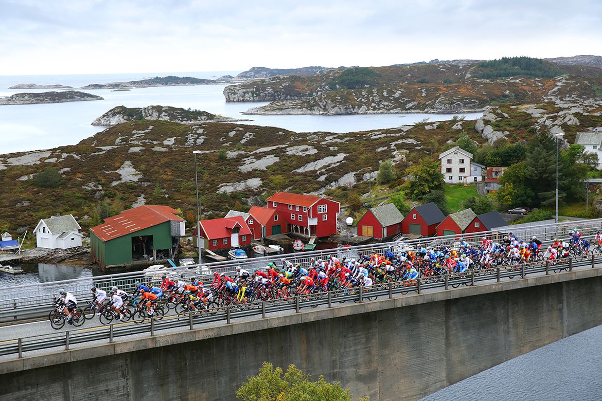 The elite men's road race at the UCI Road World Championships in Bergen, Norway