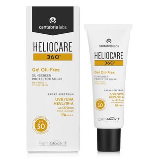 best sunscreen for acne-prone skin - Heliocare 360° Gel Oil-Free SPF50 - best sunscreen for acne prone skin