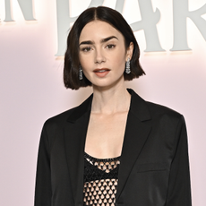 Lily Collins attends the 