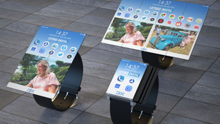 IBM smartwatches with foldable displays