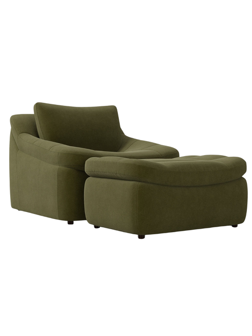 Danver Chair & Ottoman Set