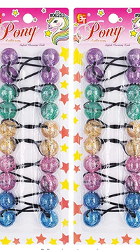Amazon, Beauty Town's Ball Bubble Ponytail Holders ( $5.49