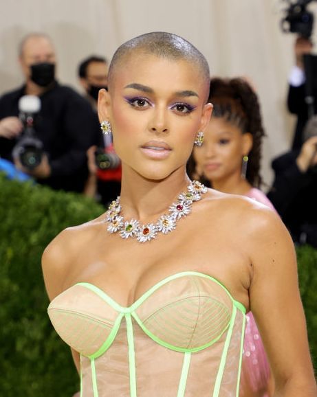 new york, new york september 13 jordan alexander attends the 2021 met gala celebrating in america a lexicon of fashion at metropolitan museum of art on september 13, 2021 in new york city photo by mike coppolagetty images