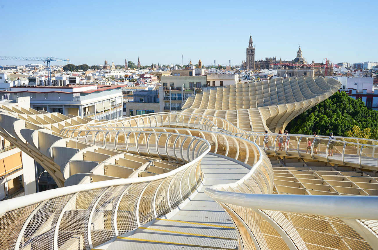 A view of the skyline of Seville