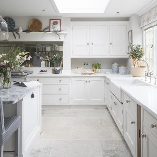 country house in Oxforshire decorated in pastel scheme