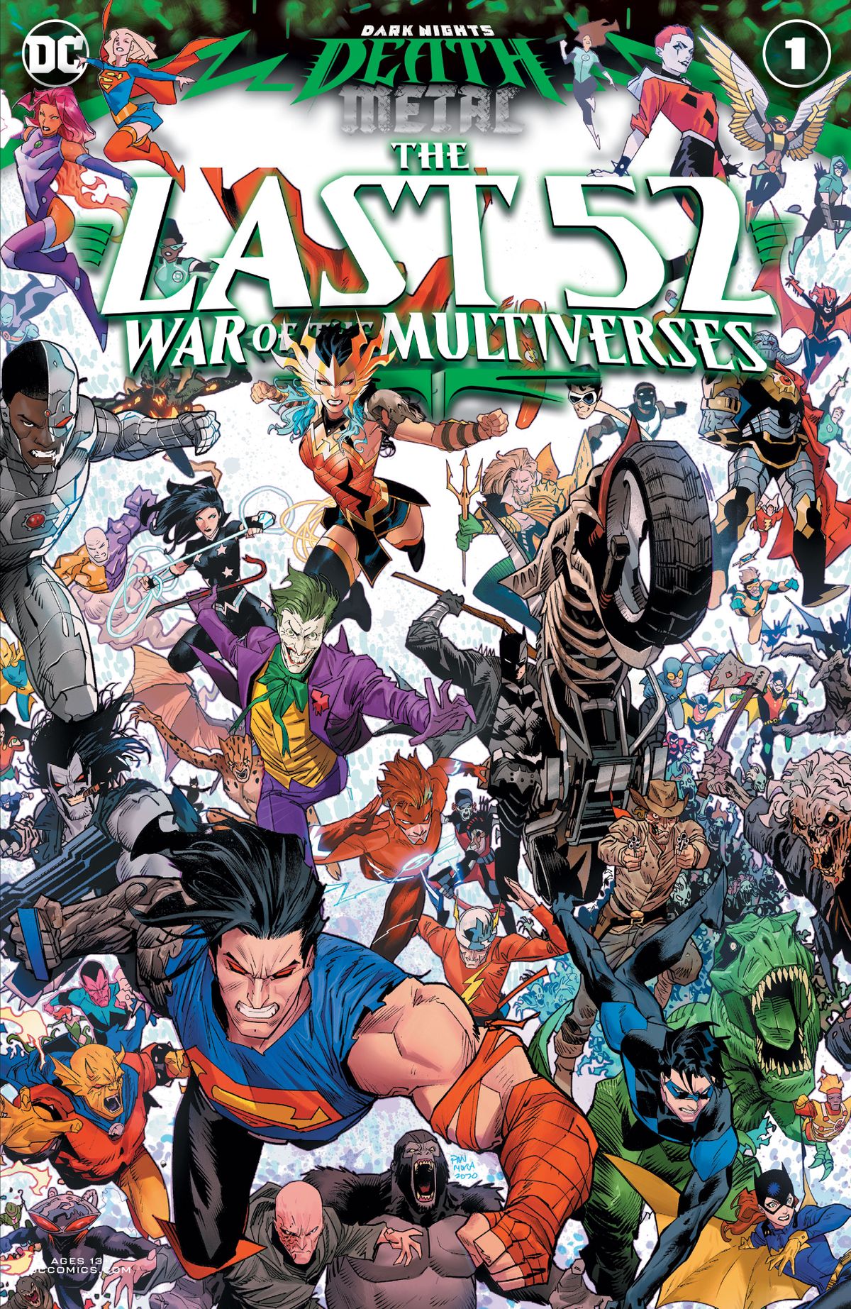 DARK NIGHTS: DEATH METAL - THE LAST 52 WAR OF THE MULTIVERSES #1