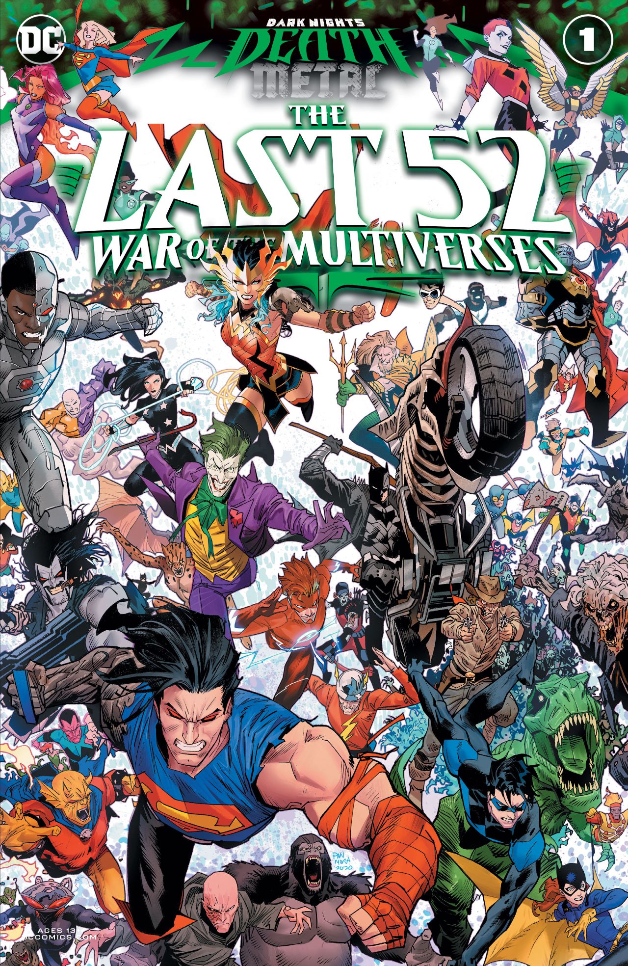DARK NIGHTS: DEATH METAL - THE LAST 52 WAR OF THE MULTIVERSES #1