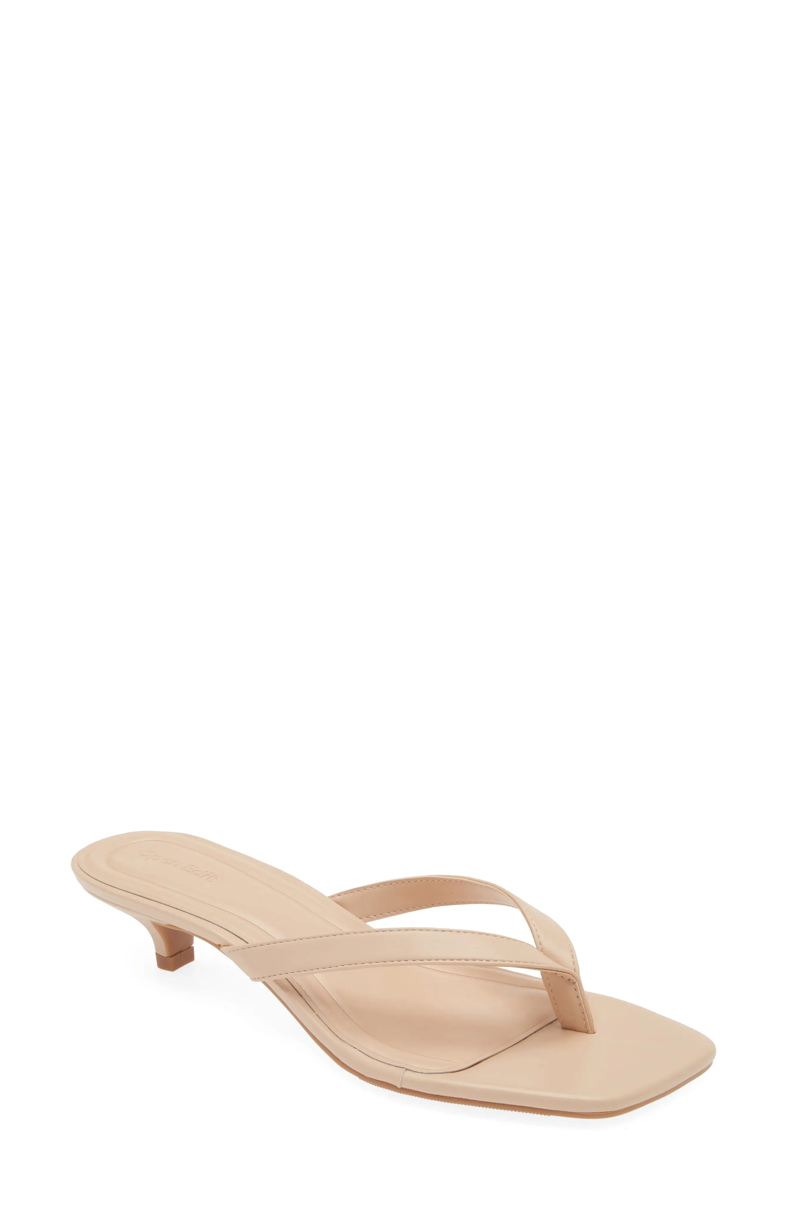 Open Edit, Tori Kitten Heel Sandal