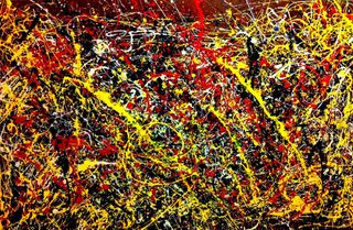 Jackson Pollock Abstract Expressionist artwork