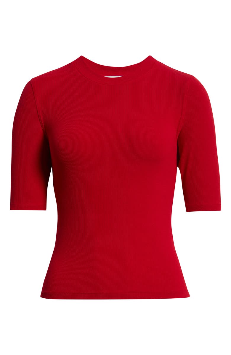 Rib Crewneck T-Shirt