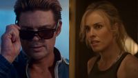 Johnny Cage and Sonya Blade side by side
