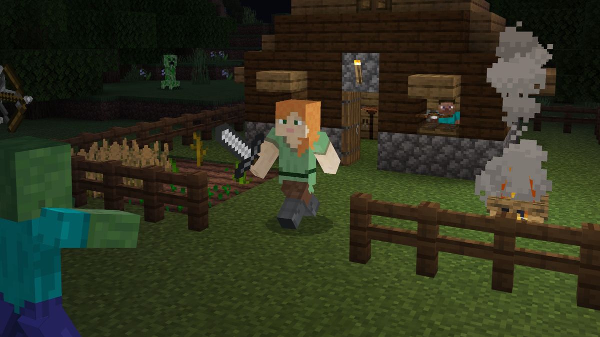 Alex in Minecraft