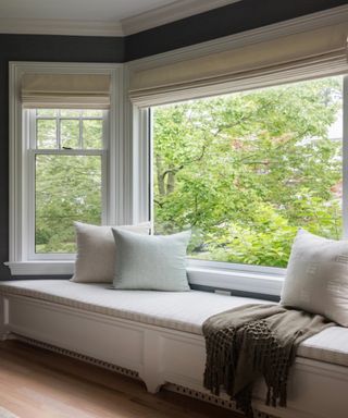 A window seat designed by Madison Nicole Design Studio