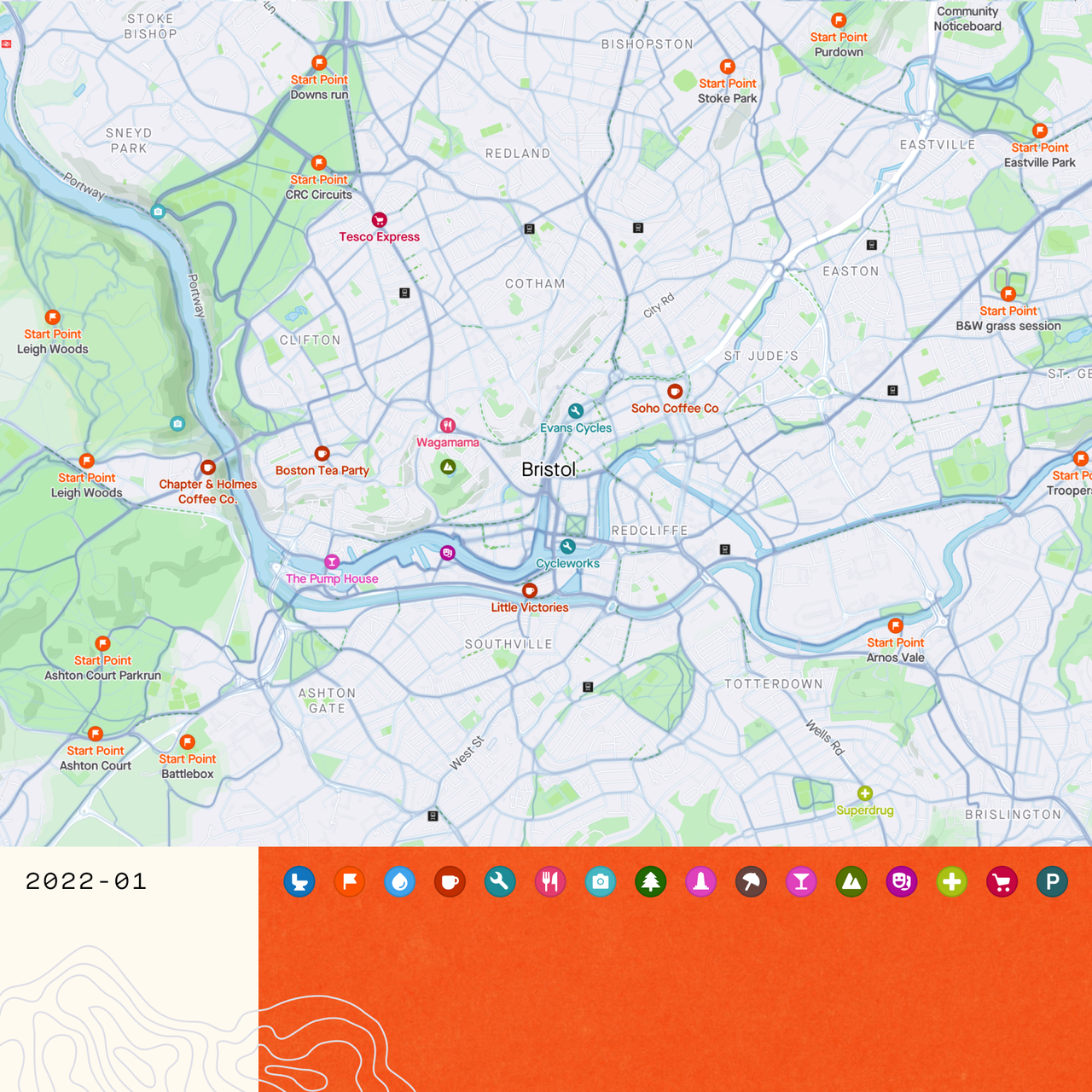 Strava Points of Interest