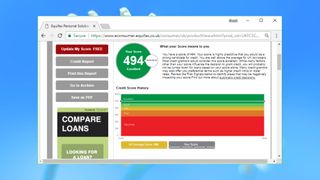Equifax Credit Report and Score
