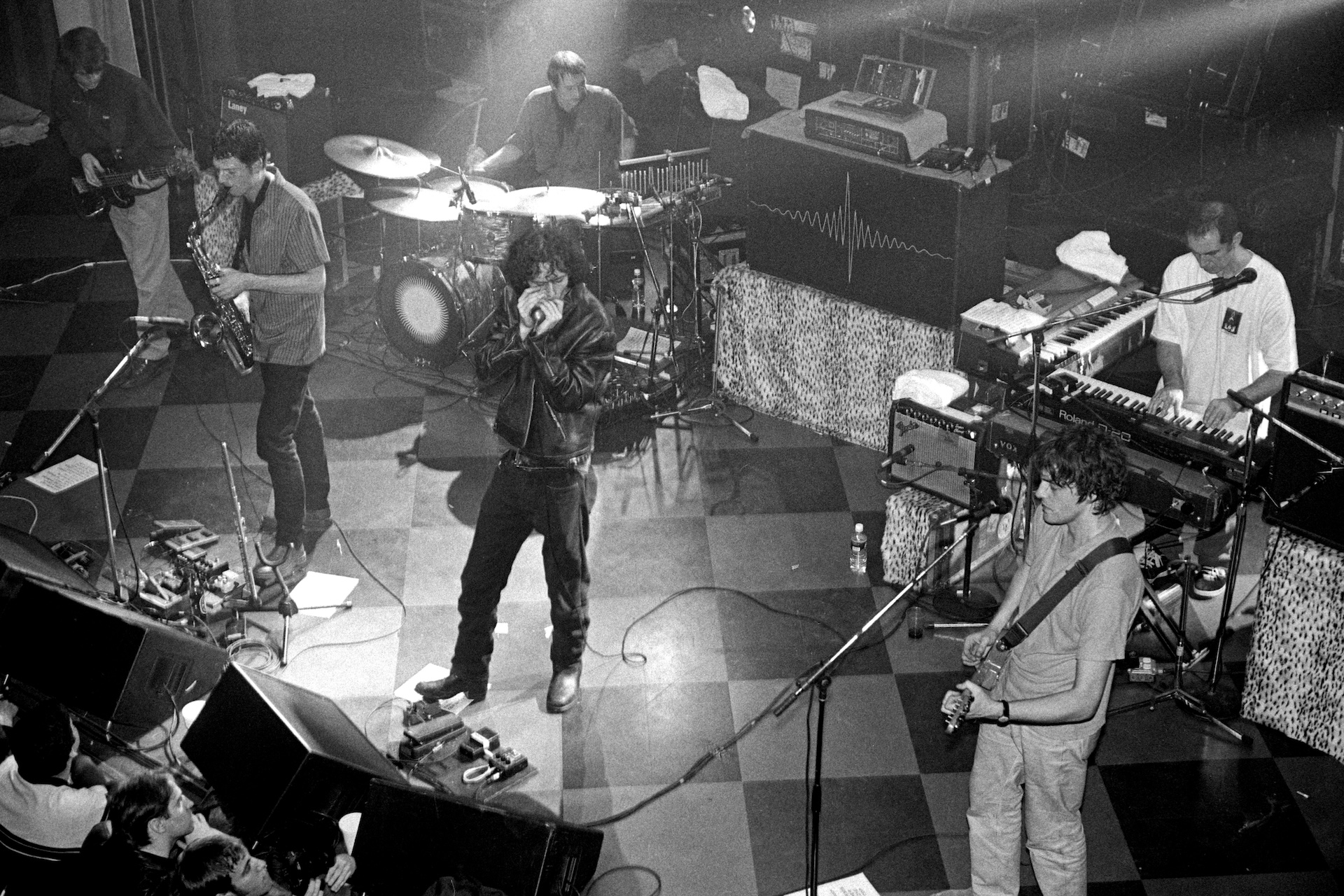 Spiritualized performing at Webster Hall on Wednesday night, December 3, 1997