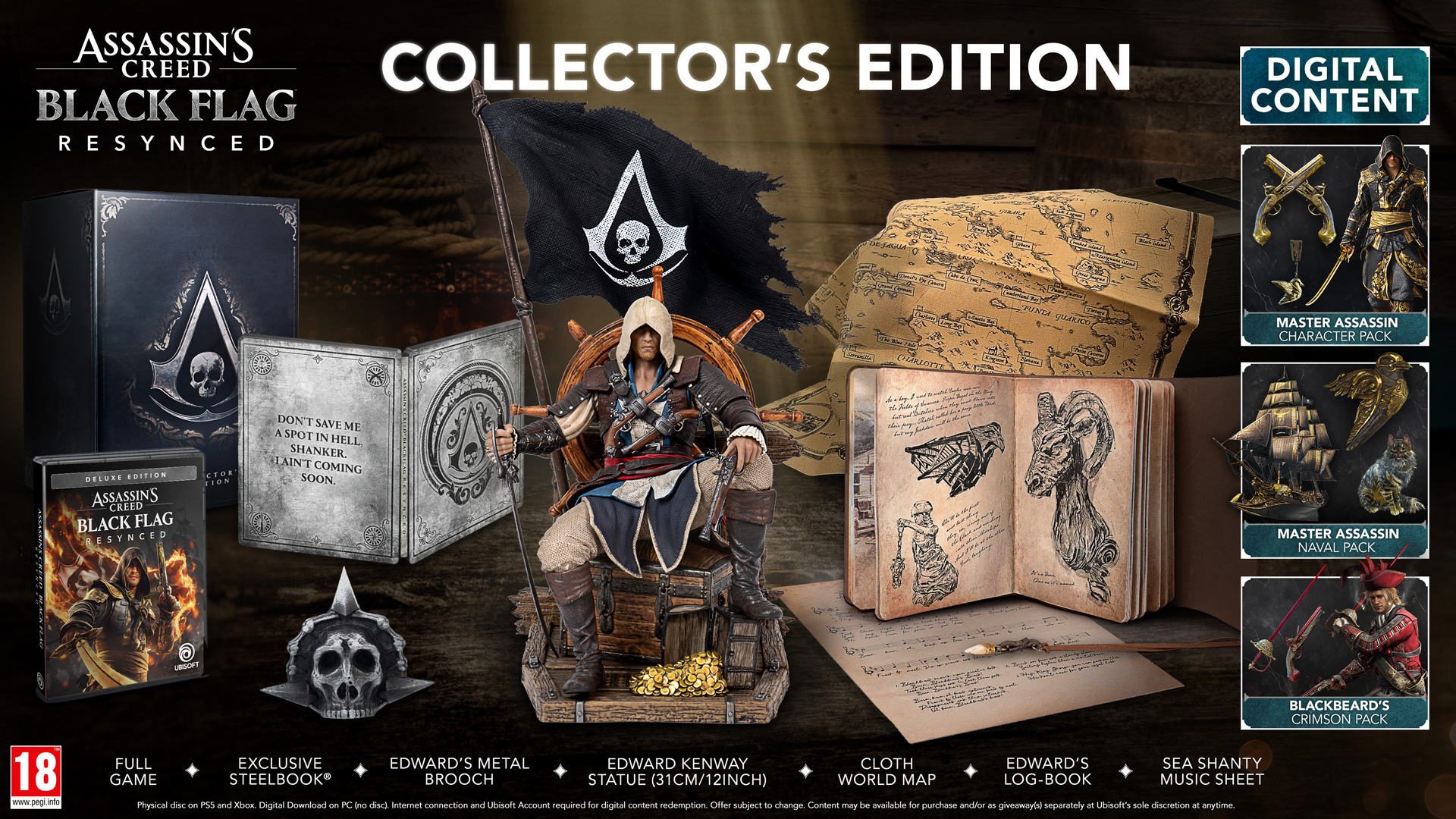 Assassin's Creed Black Flag Resynced Collector's Edition.