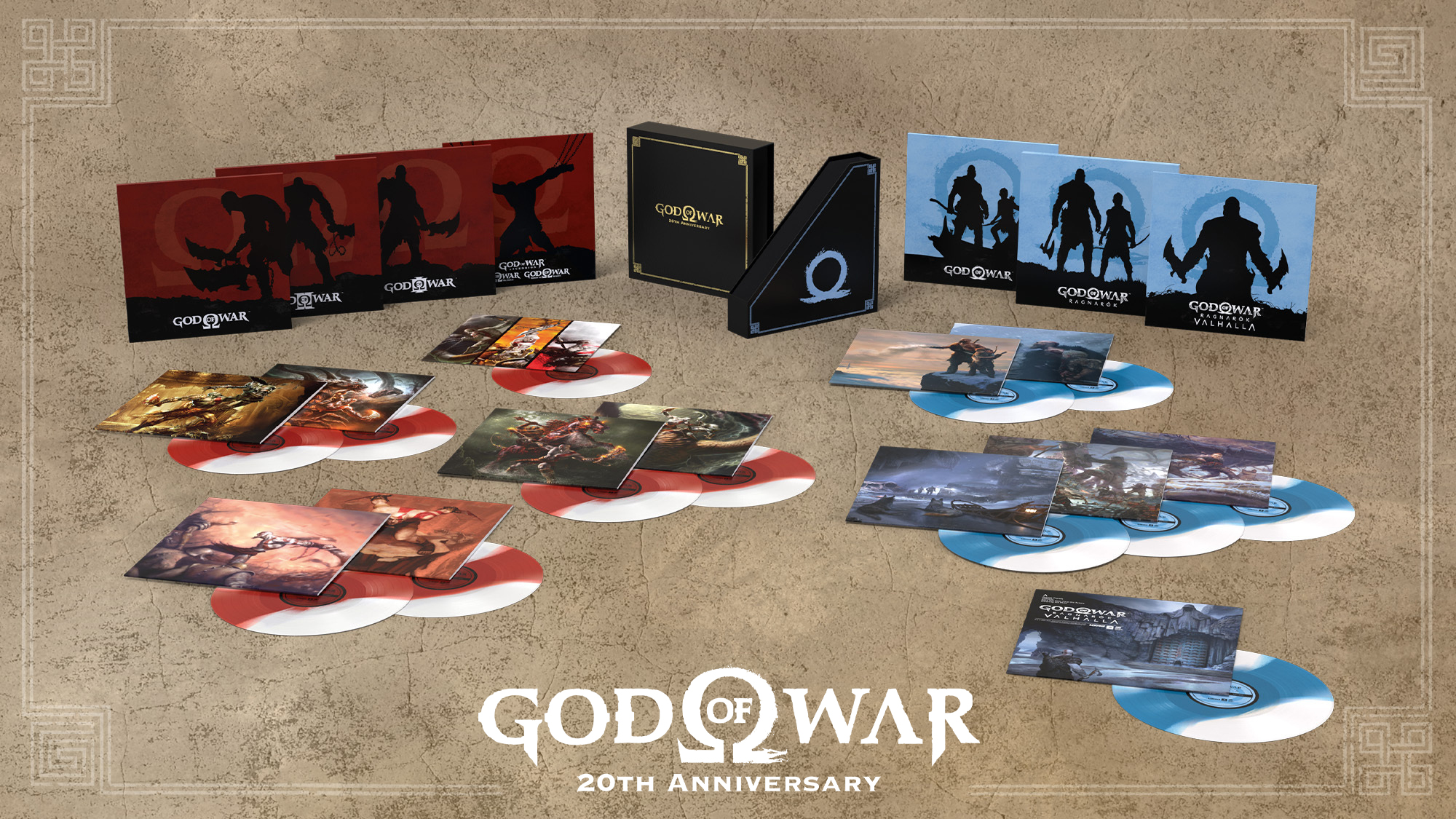 The God of War 20th anniversary vinyl box set contains so many discs I'm not sure that I could even lift it