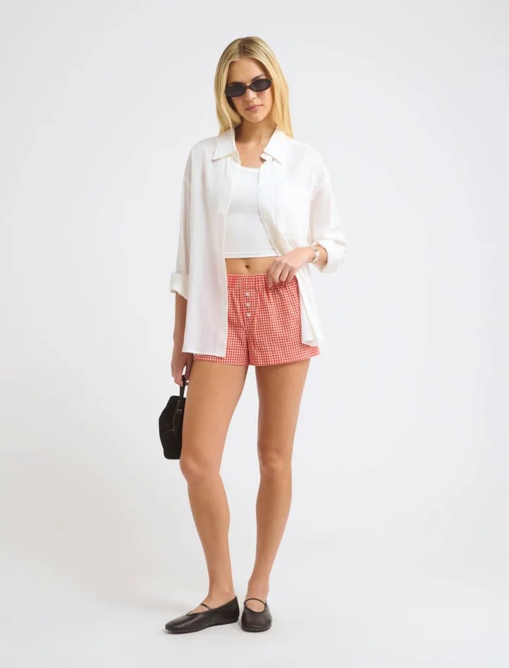 Ex-Boyfriend Boxer | Cherry Gingham