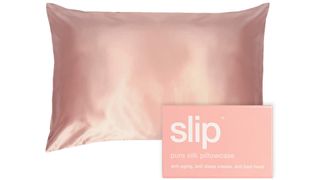 slip silk pink pillowcase for frizzy hair