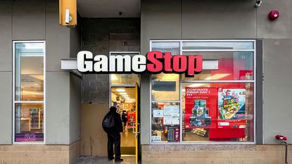 A GameStop shop