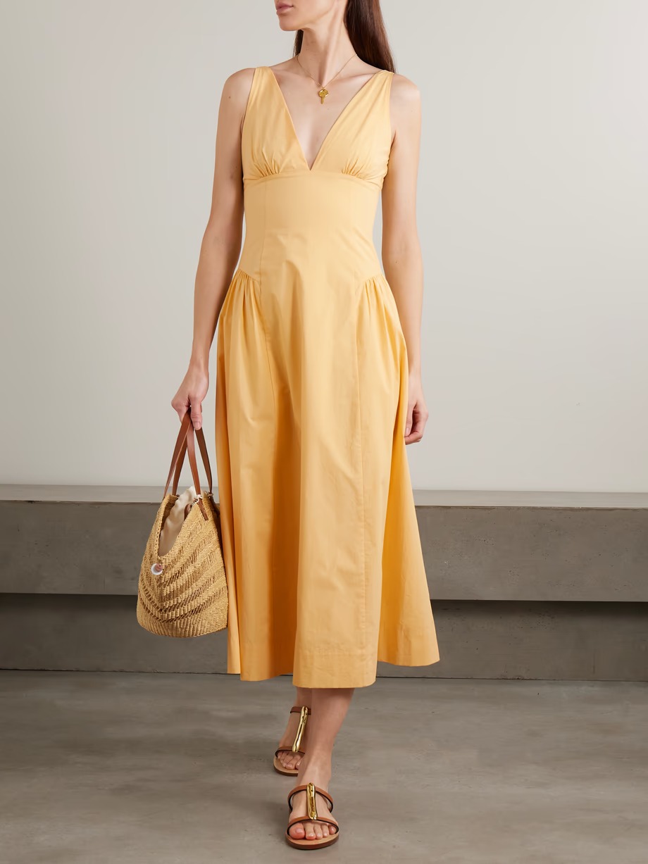 Posse, Lindie Cotton Midi Dress