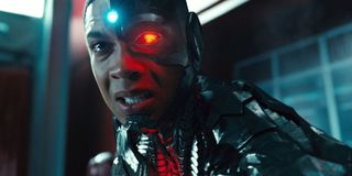 Ray Fisher as a concerned Cyborg in Justice League