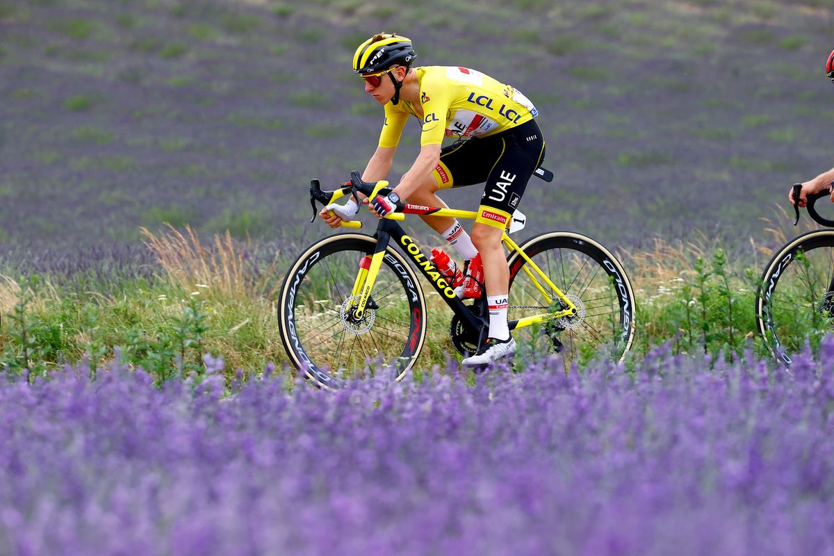 Tour de France 2021 108th Edition 11th stage Sorgues Malaucene 1989 km 07072021 Tadej Pogacar SLO UAE Team Emirates photo Luca BettiniBettiniPhoto2021