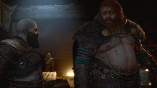 Thor and Kratos in God of War.