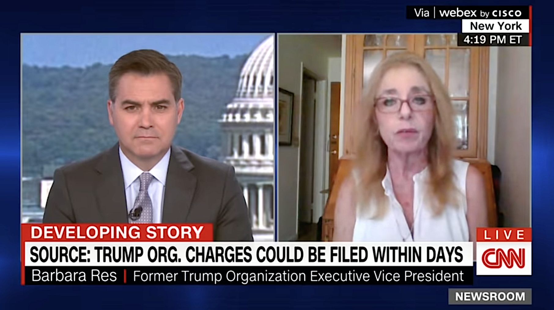 Barbara Res, Jim Acosta