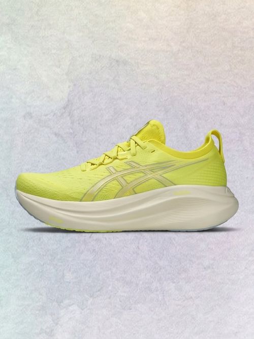 Gel-Nimbus 27 Running Shoes, Citron/Cream (Men's)