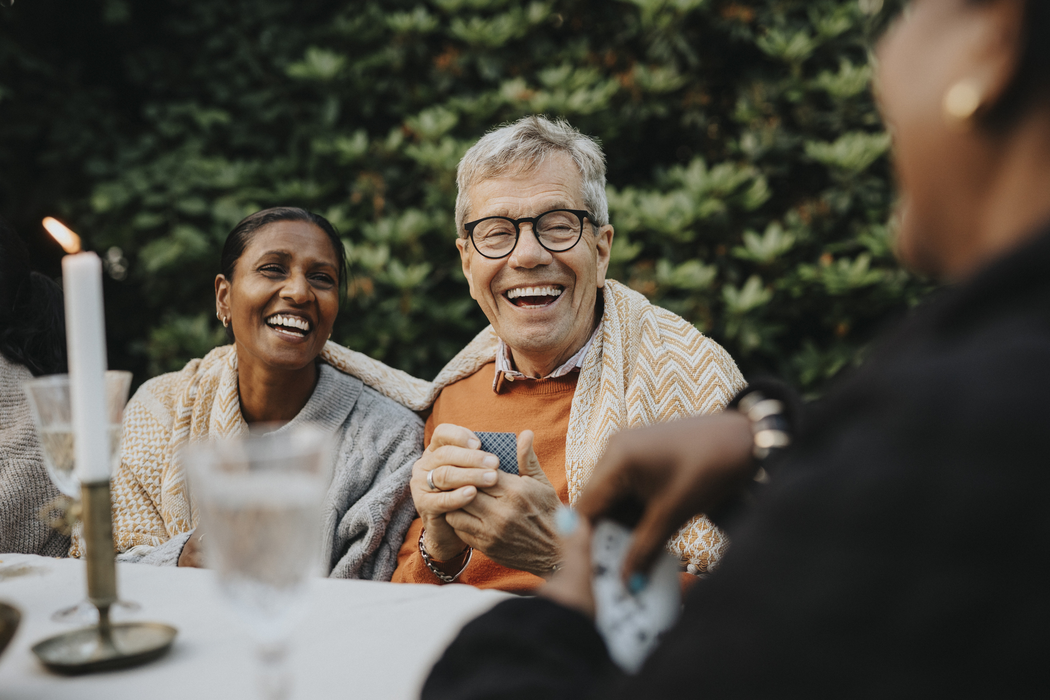 retiree looking happy
