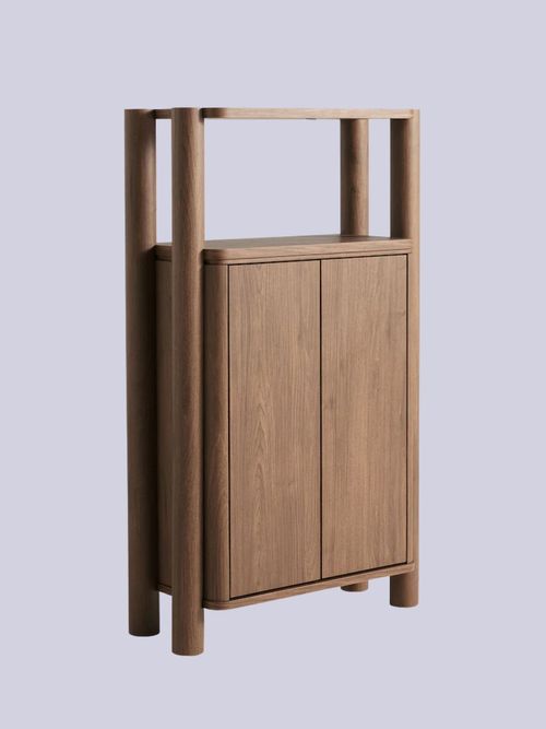 Brown Noa Storage Console Cabinet